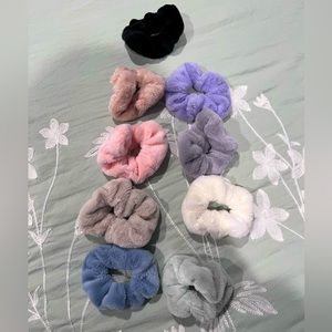 9 Cute Plush Scrunchies